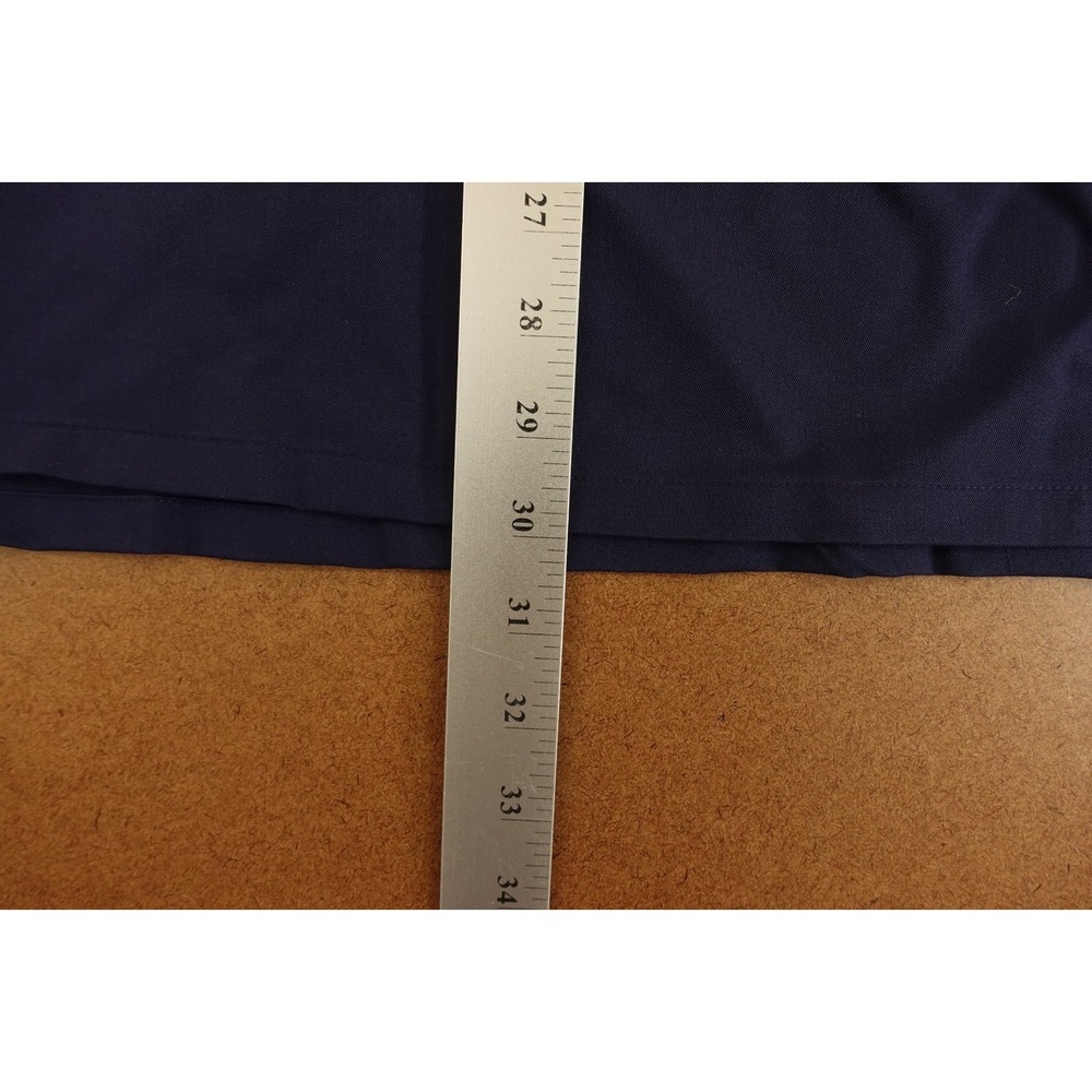 Mandala Womens Size 5XL Navy Blue Mandarin Short Dolman Sleeve Scrub Top NWT - Picture 10 of 11